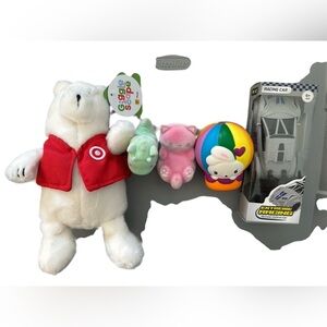Toy bundle plush, squishy and remote control car